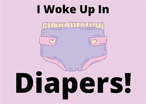 diaper slut|I Woke Up in Diapers! by MaxRenn .